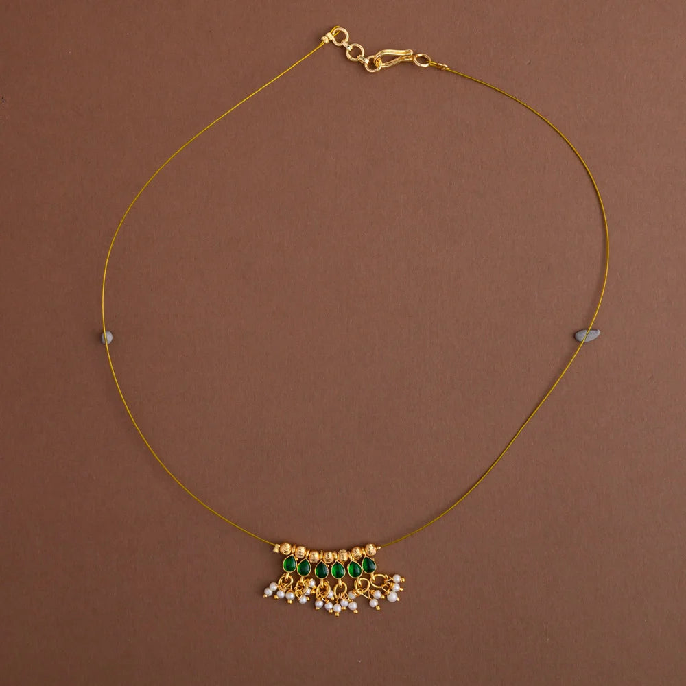 Jadau invisible neckpiece- Gla