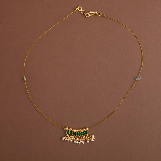 Jadau invisible neckpiece- Gla