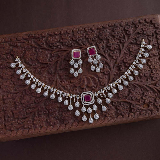 Ishani AD neck piece set - Bride-  sephoria