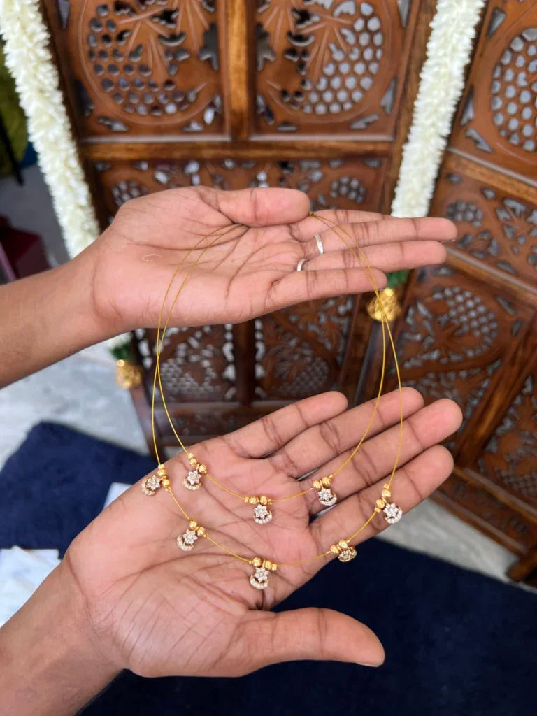 Dual layered invisible neckpiece - [ sun moon ]