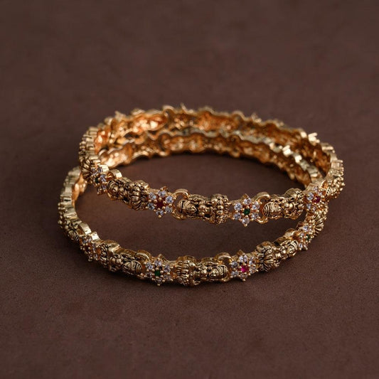 Lakshmi floral bangles - varalakshmi