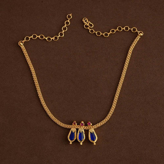 palakka chain set - blue