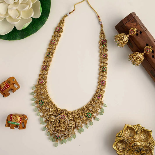 Temple designer nagas haaram set