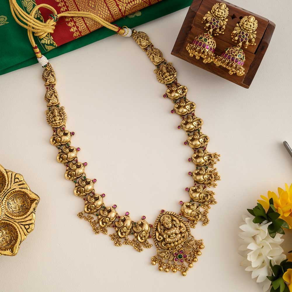 Nagasi temple designer bridal haaram