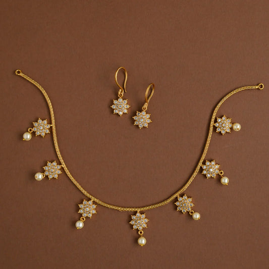 Blooms chain set - coral