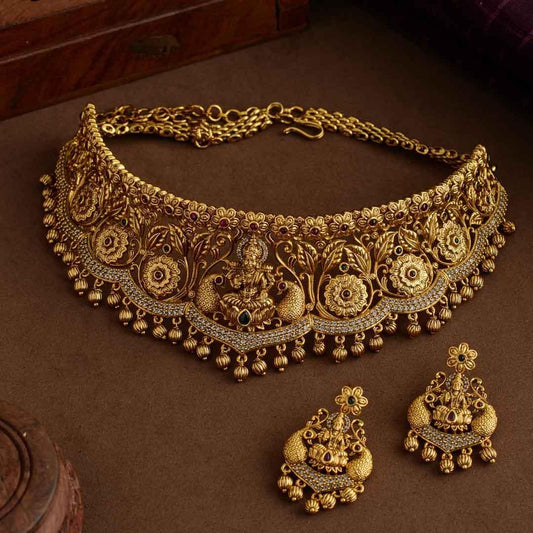 akshara bridal choker set - Temple desighner - Prajakta