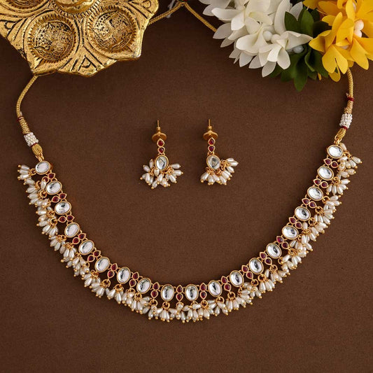 Sanaya two in one neckpiece - varalakshmi