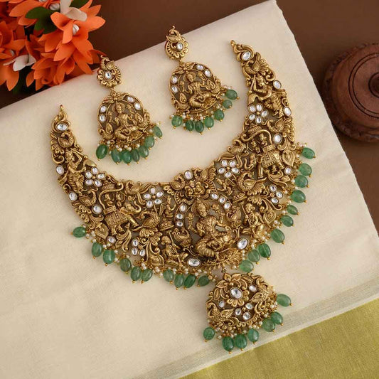 Kundhavai version 3 statement choker- mookuthi amman