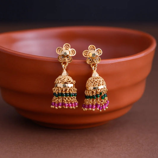 Impon jhumka- sobhi