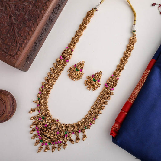 Shesha Jadau bridal haaram