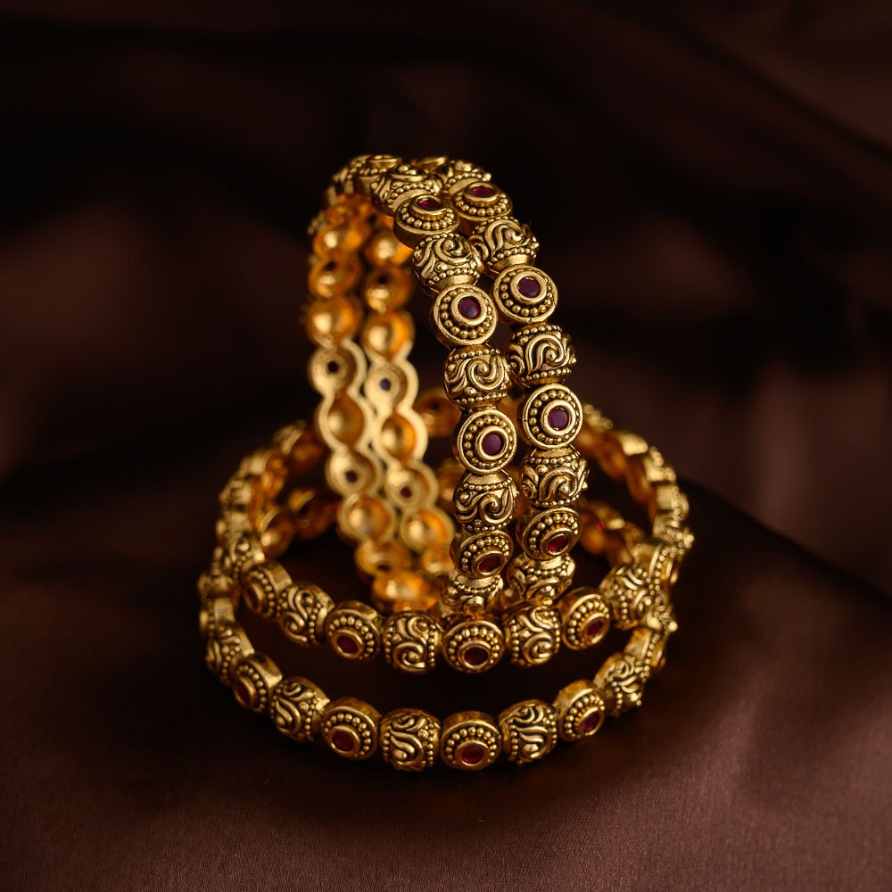 Ruby bangles [four]