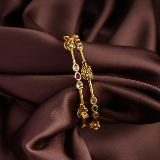 Peacock bangle - varalakshmi