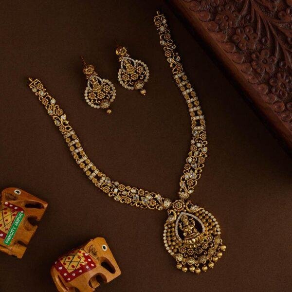 ithazhini midlength neckpiece - Swarnam