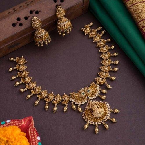 nagas neckpiece set  - Temple desighner