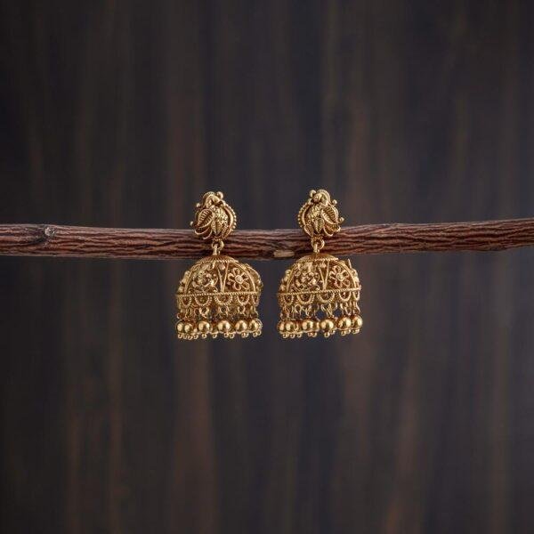 Ganapathi peacock jhumkas- baby