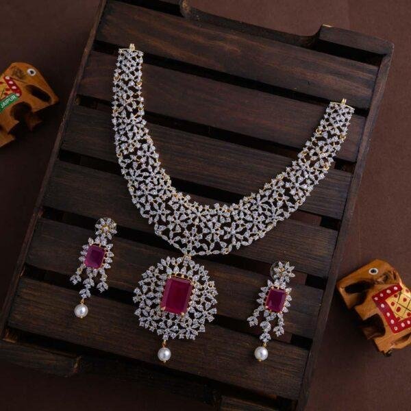 Elizabeth version 2 pendent removable neckpiece - Diamond replica - cindrella