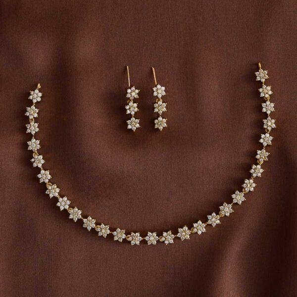 nakshatra single line neckpiece set