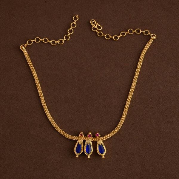 palakka chain set - blue