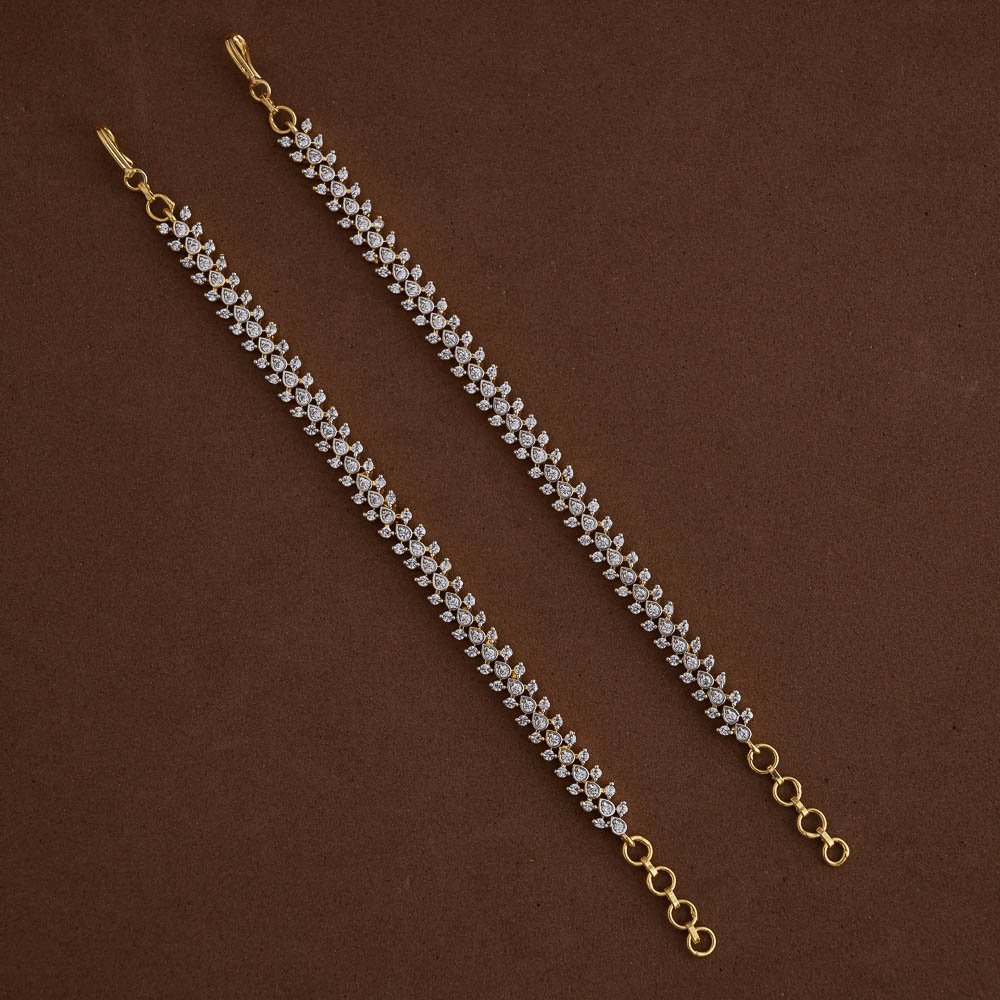 Diamond ear chain designs discount