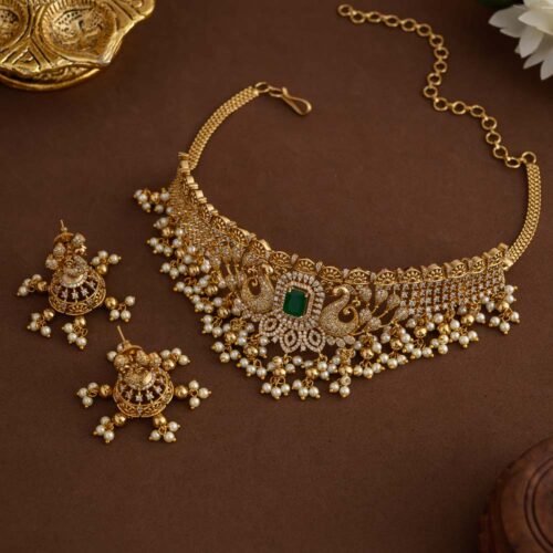 Nihila peacock choker - Prajakta