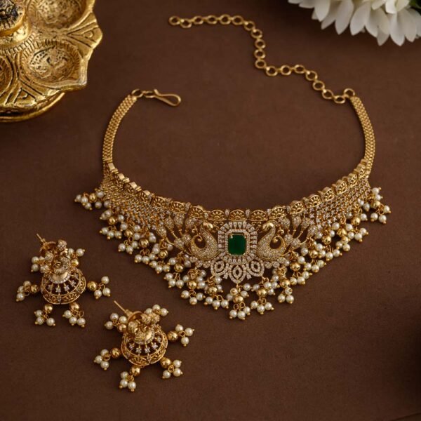 Nihila peacock choker - Prajakta - Image 2