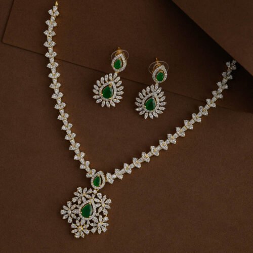 Nila diamond replica chain - cindrella- vairam