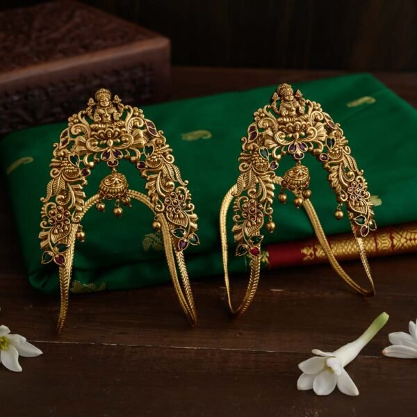 Temple designer real gold inspired 3d vanki -Thangam