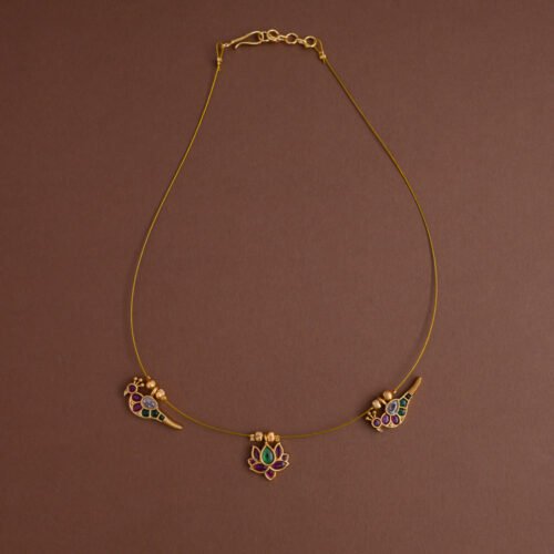 Invisible neckpiece - ( 2 parrot and 1 tamara )- Gla