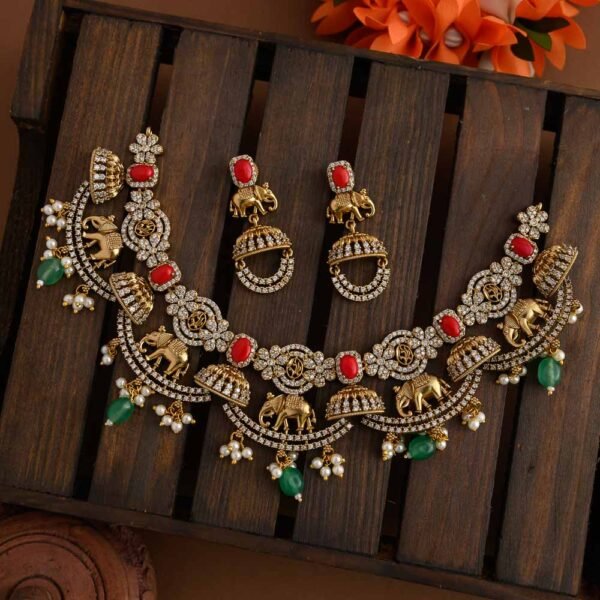 Angaraka elephant neckpiece set