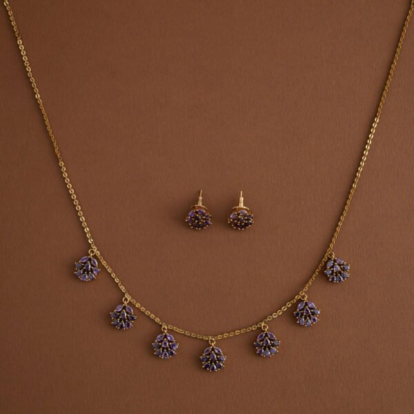 Vihaana floral chain - purple