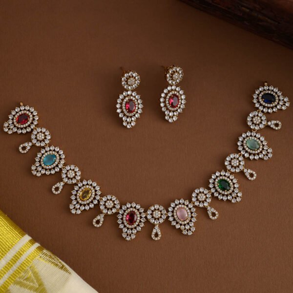 Eclat - Navarathana neckpiece set