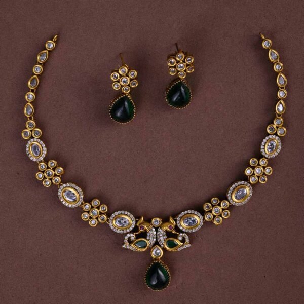 Peacock victoria neckpiece set