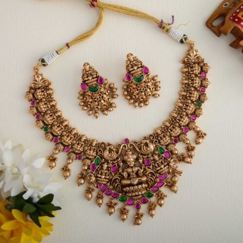 Shesha jadau neckpiece set