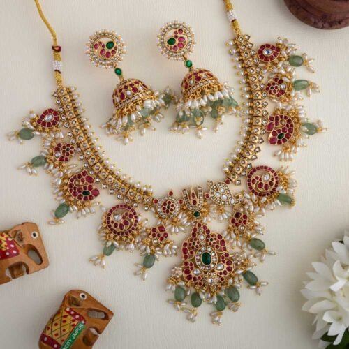 Nita ambani inspired guttapusalu neckpiece-Priyanka