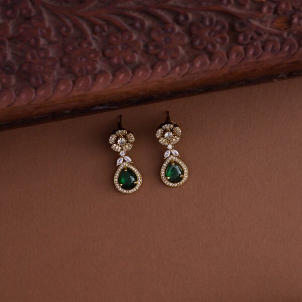 Thendral neckpiece set - green - Image 2