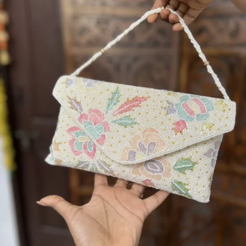Bridal clutch bag