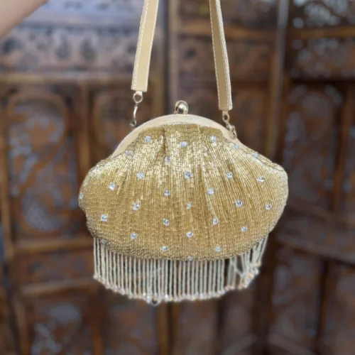 Bridal clutch bag