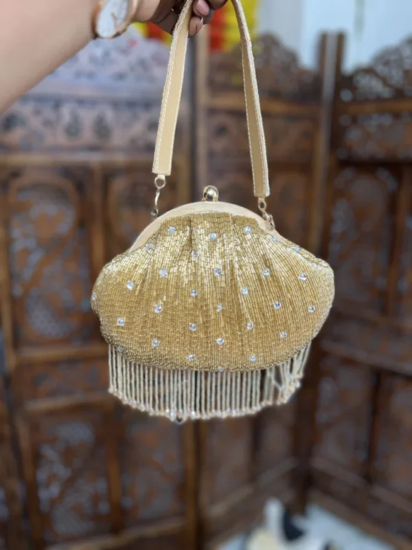 Bridal clutch bag