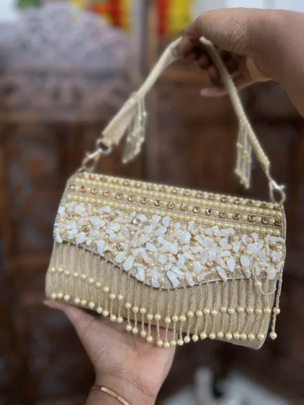 Bridal clutch bag