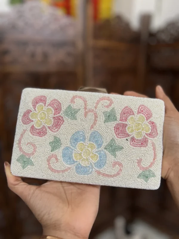 Bridal clutch bag