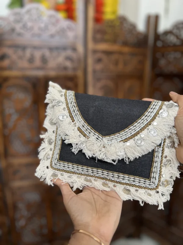 Bridal clutch bag
