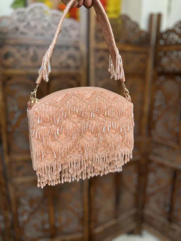 Bridal clutch bag