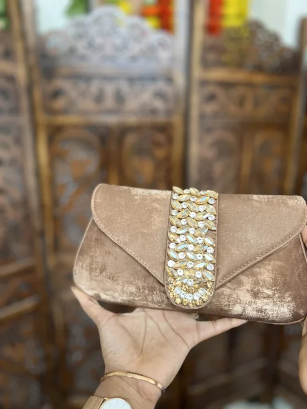 Bridal clutch bag