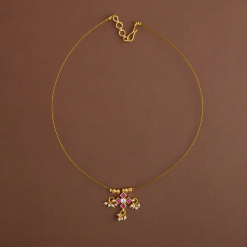 Jadau invisible neckpiece- Gla