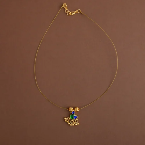 Jadau invisible neckpiece- Gla