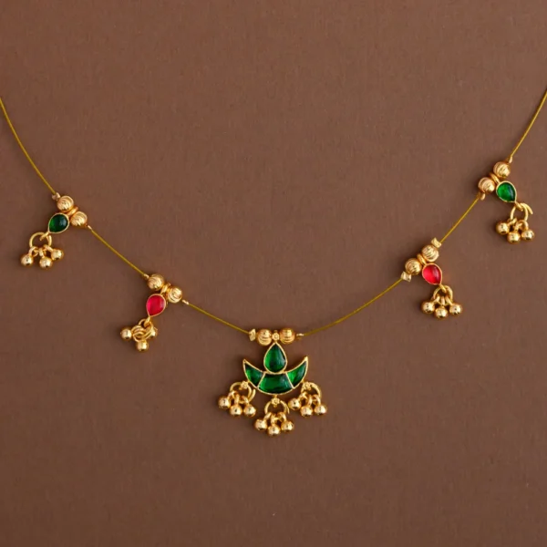 Jadau invisible neckpiece- Gla - Image 2