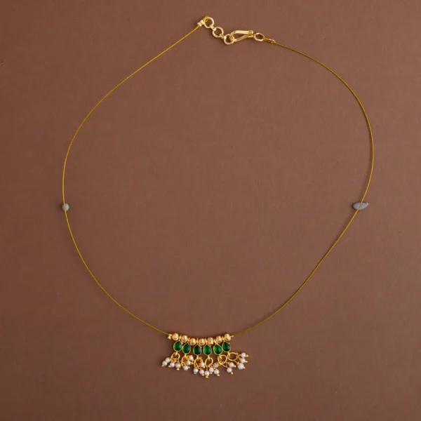 Jadau invisible neckpiece- Gla