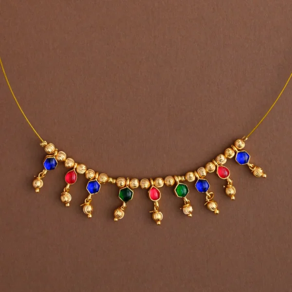 Jadau invisible neckpiece- Gla - Image 2