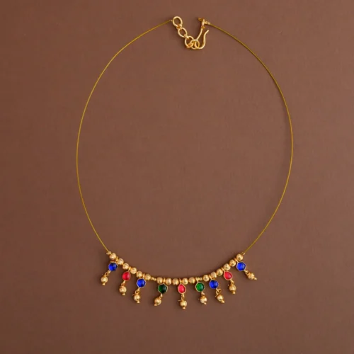 Jadau invisible neckpiece- Gla