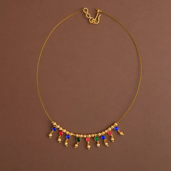 Jadau invisible neckpiece- Gla
